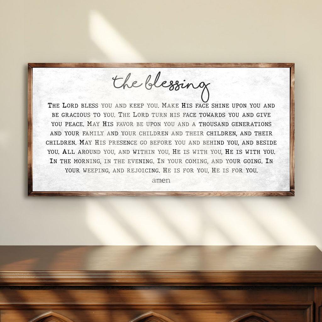 The Blessing Faith Wall Art II