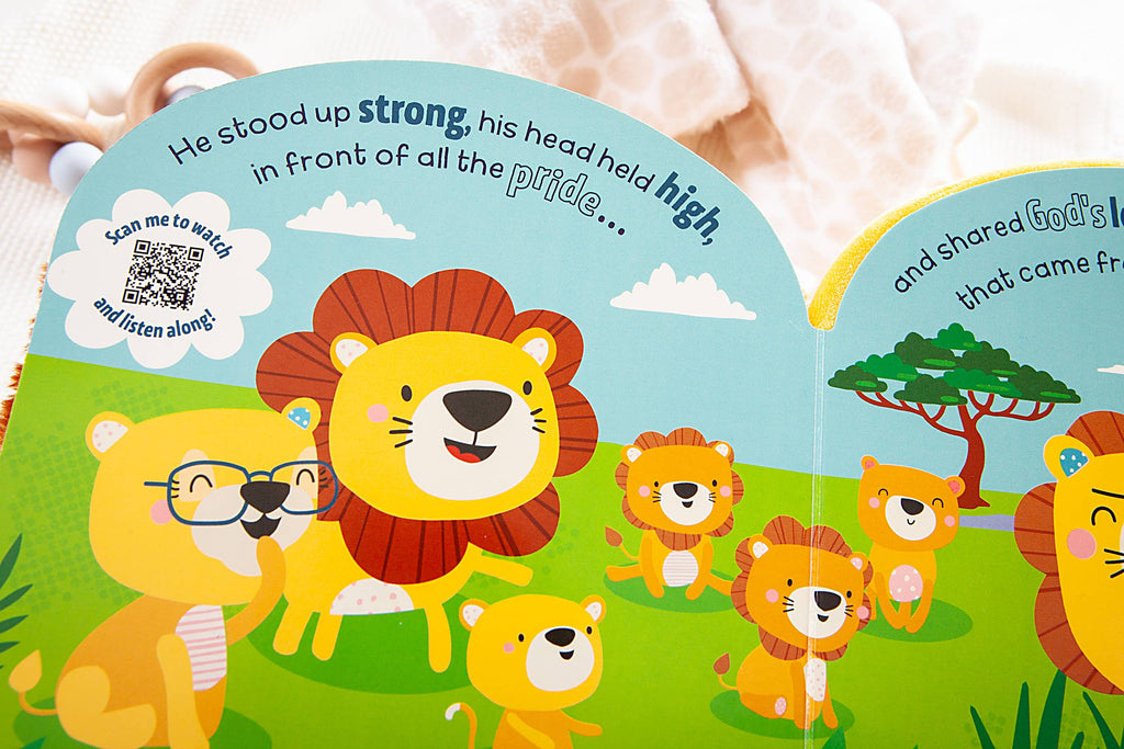 Squish and Snugg: Lion (Plush Book, Easter Basket Gifts)