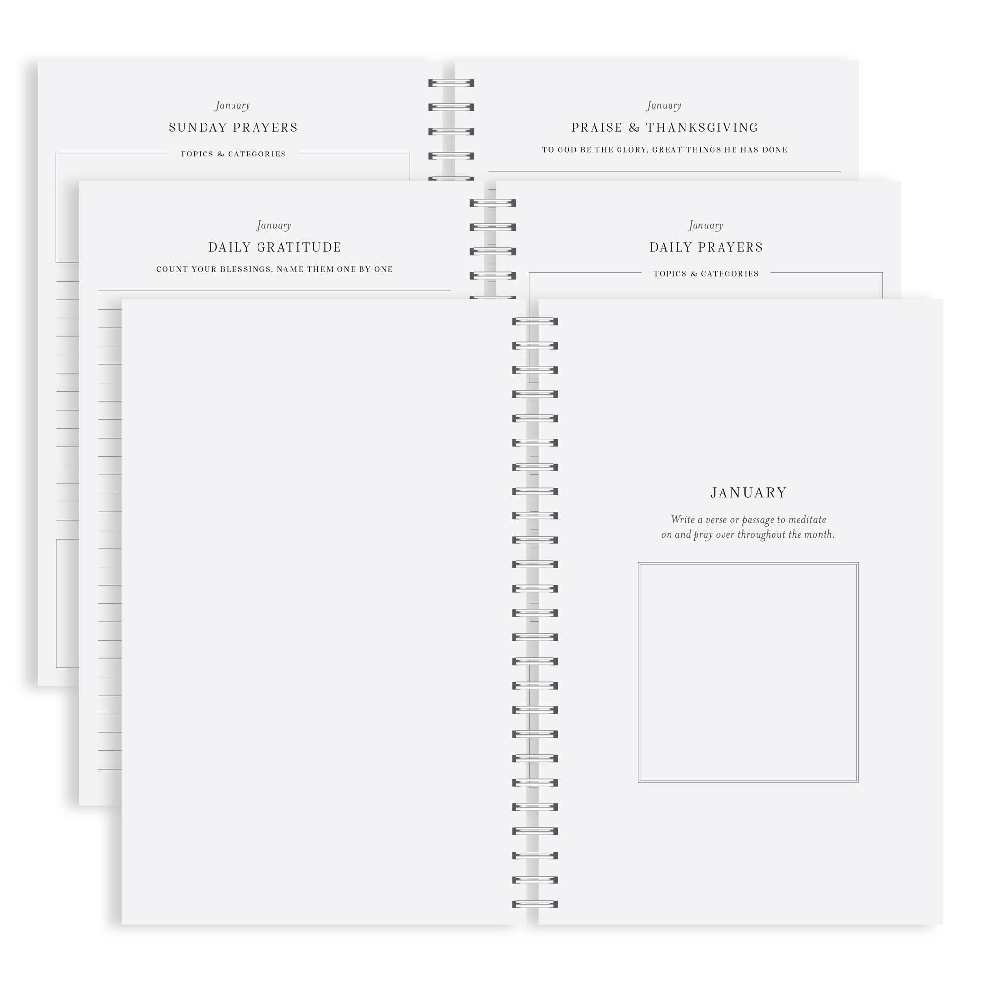 Yearly Prayer Journal, Olive Leaf