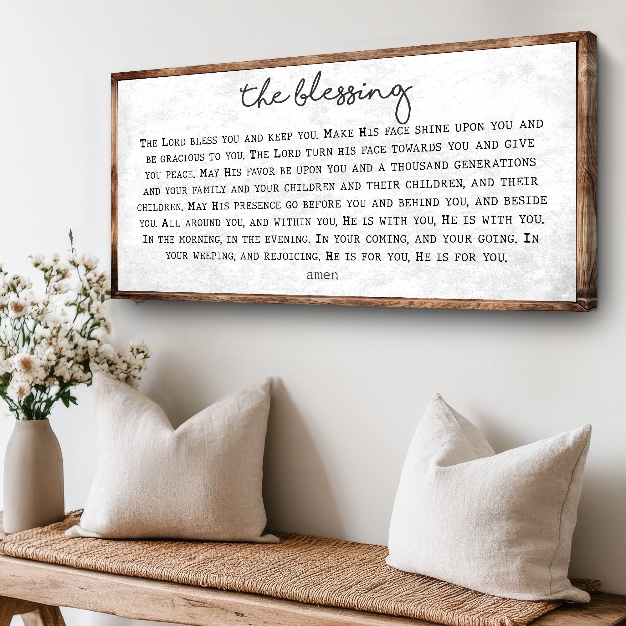 The Blessing Faith Wall Art II