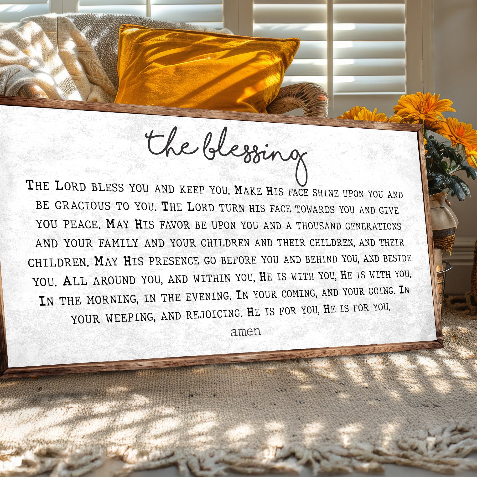 The Blessing Faith Wall Art II