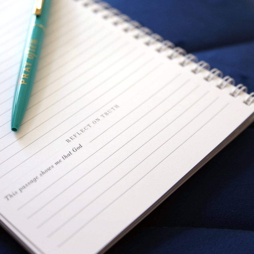 Bible Study Journal, Navy Dot