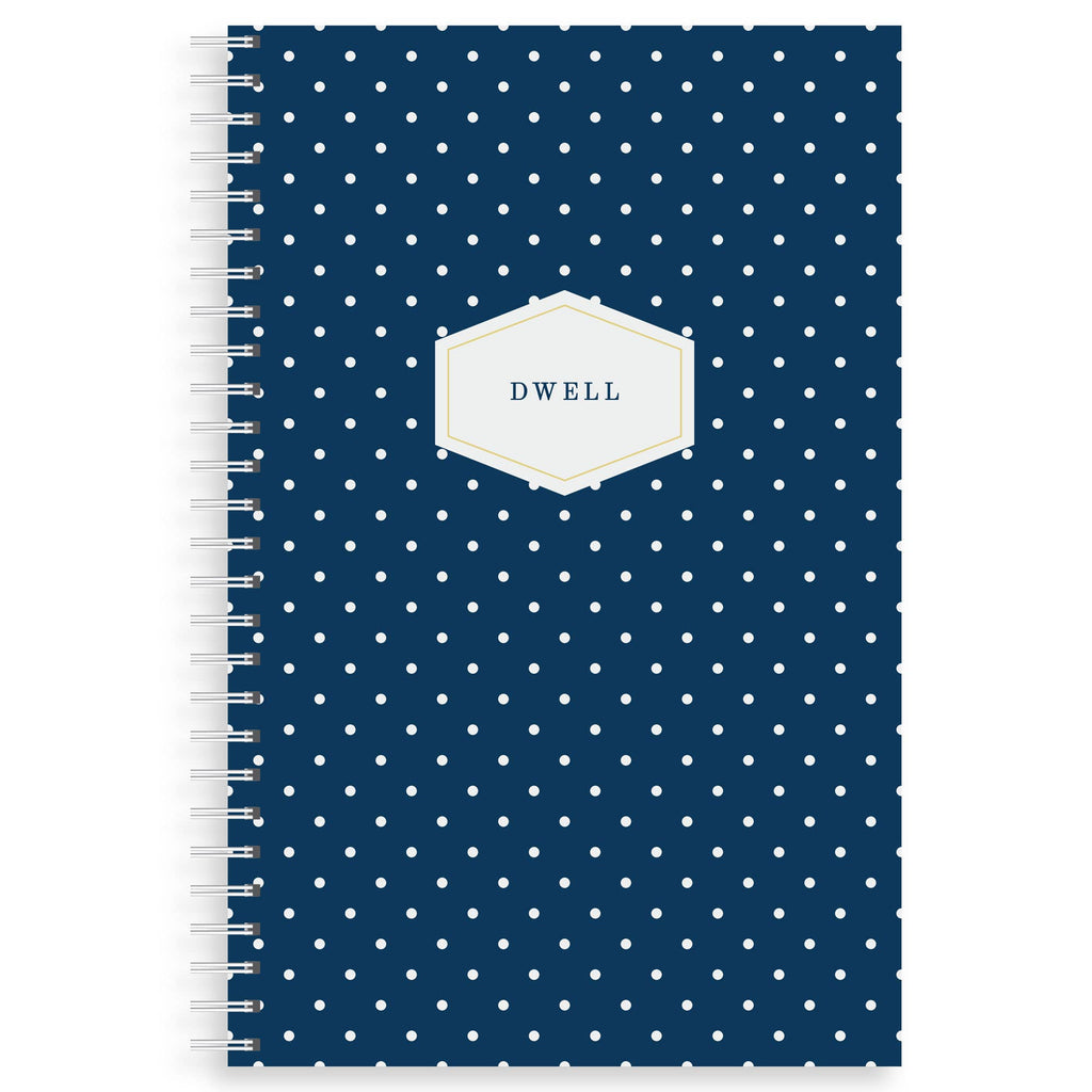 Bible Study Journal, Navy Dot