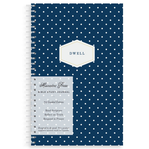 Bible Study Journal, Navy Dot