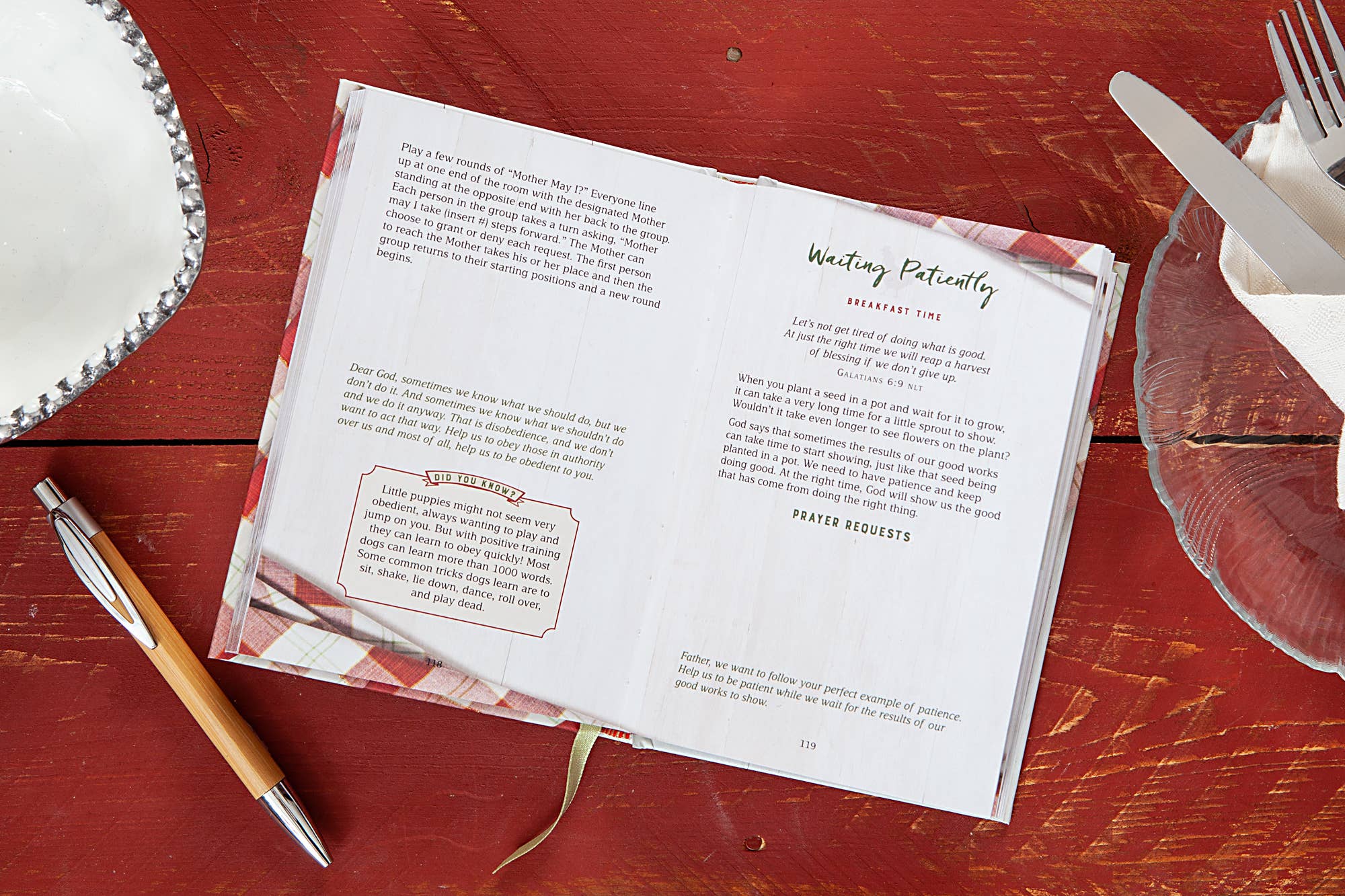 Faith to Table Family Devotional Book