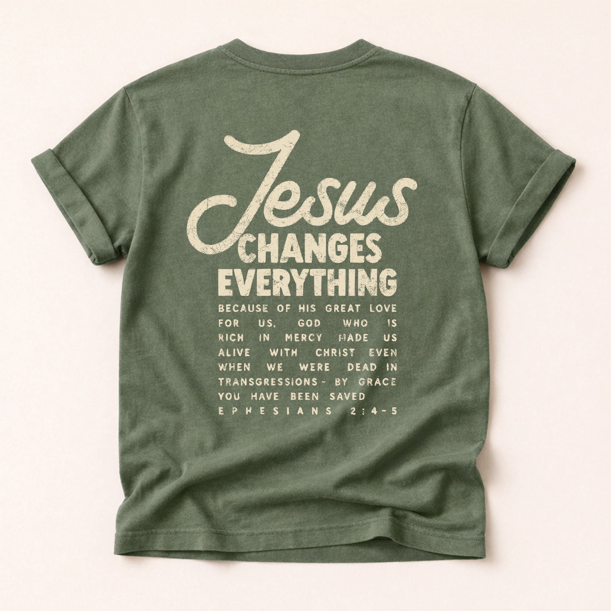 Jesus Changes Everything Christian Tee