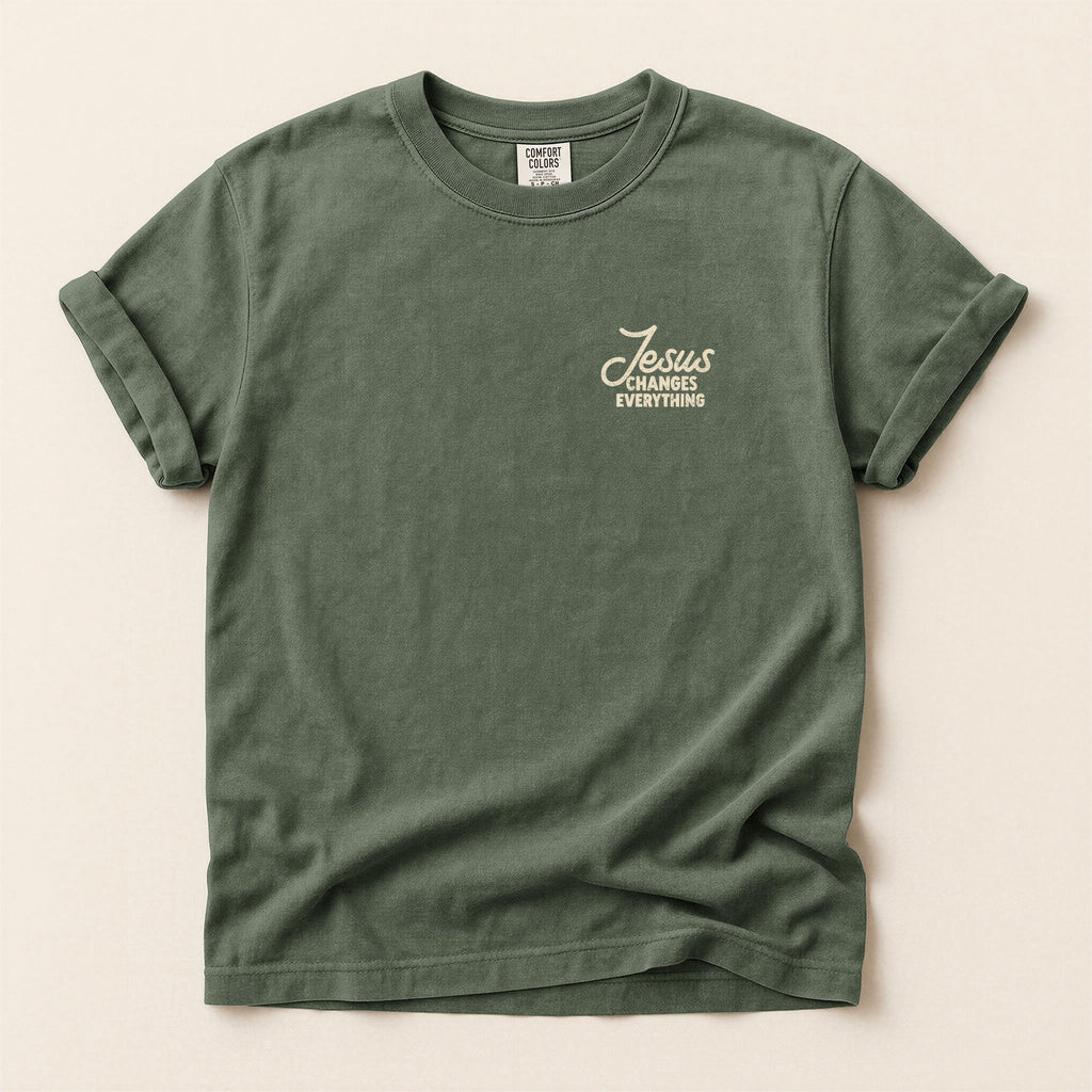 Jesus Changes Everything Christian Tee